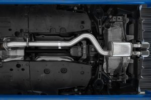 Toyota Corolla Performance Exhaust - Rear - MBRP - Cat Back, Dual Center Exit, T304 Stainless Steel, Carbon Fiber Tips - 2023+