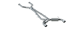 Infiniti Q50 Performance Exhaust - Dual Rear Exit - MBRP - Armor Pro Cat Back T304 Stainless Steel - `16-`22
