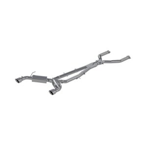Infiniti Q50 Performance Exhaust - Dual Rear Exit - MBRP - Armor Pro Cat Back T304 Stainless Steel - `16-`22
