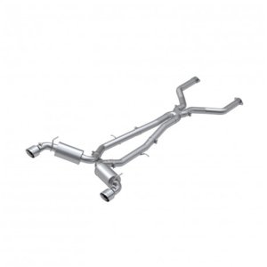 Infiniti Q60 Performance Exhaust - Dual Rear Exit - MBRP - Cat Back, Armor Pro, 304 Stainless Steel - `17-`19 Infiniti Q60 Performance Exhaust - Dual Rear Exit - MBRP - Cat Back, Armor Pro, 304 Stainless Steel - `17-`19