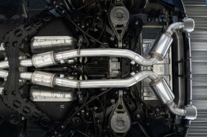 Nissan Z Performance Exhaust - Dual Rear Exit - MBRP - Armor Pro Cat Back - Carbon Fiber - `23-`24