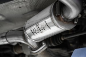 Mazda 3 Performance Exhaust - Dual Rear Exit - MBRP - Armor Pro Axle Back with Carbon Fiber Tips - Black - `19-`23