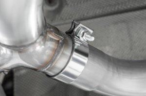 BMW 2 Series Performance Exhaust - Rear - MBRP - Armor Pro Axle-Back, Dual Rear Exit, 3 in. T304 Stainless Steel, Street Version, Carbon Fiber Tips - `17-`21