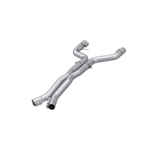 BMW M3 X-Pipe - MBRP - Armor Pro Resonator Bypass, 3 in., T304 Stainless Steel - `21-`23