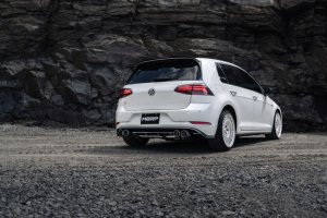 Volkswagen Golf R Performance Exhaust - Rear - MBRP - Armor Pro Cat Back + Carbon Fiber Tips - `15-`19