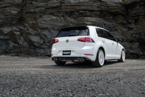 Volkswagen Golf R Performance Exhaust - Rear - MBRP - Armor Pro Cat Back + Carbon Fiber Tips - `15-`19