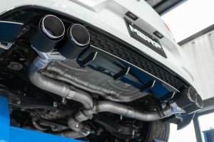 Volkswagen Golf R Performance Exhaust - Rear - MBRP - Armor Pro Cat Back + Carbon Fiber Tips - `15-`19