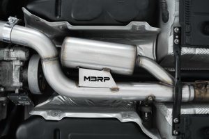 Volkswagen Golf R Performance Exhaust - Rear - MBRP - Armor Pro Cat Back + Carbon Fiber Tips - `15-`19