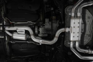 Audi S3 Performance Exhaust - MBRP - Armor Pro Cat Back, Quad Split Rear Exit, Carbon Fiber Tips, Active Exhaust - `15-`20