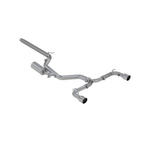 Volkswagen Golf GTI Performance Exhaust - Rear - MBRP - Cat Back, Dual Split Rear Exit, T304 Stainless Steel - `15-`20