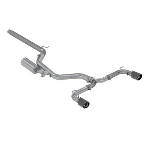 Volkswagen Golf GTI Performance Exhaust - Dual Split Rear Exit - MBRP - Cat Back with Carbon Fiber Tips - `15-`17
