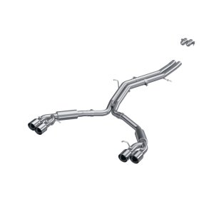 Audi S4 Sedan Performance Exhaust - Quad Rear Exit - MBRP - Cat Back, Armor Pro, T304 Stainless Steel, Quad Tips - `18-`21