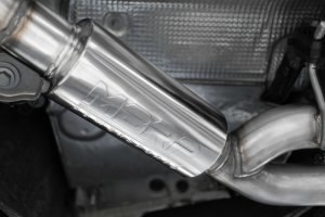 Audi S5 Coupe Performance Exhaust - Quad Rear Exit - MBRP - Cat Back, Armor Pro, T304 Stainless Steel, Quad Tips - `18-`21