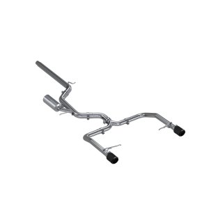Volkswagen Jetta GLI Performance Exhaust - MBRP - Cat Back, Dual Split Rear Exit, Carbon Fiber Tips - `19-`21