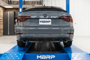Volkswagen Jetta GLI Performance Exhaust - MBRP - Cat Back, Dual Split Rear Exit, Carbon Fiber Tips - `19-`21