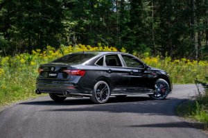 Volkswagen Jetta GLI Performance Exhaust - Dual Split Rear - MBRP - Cat Back, T304 Stainless Steel, Carbon Fiber Tips - 2022+