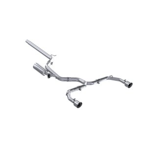 Volkswagen Golf GTI Performance Exhaust - Rear - MBRP - Armor Pro Cat Back Dual Split Rear w/ SS Tips - 2022+