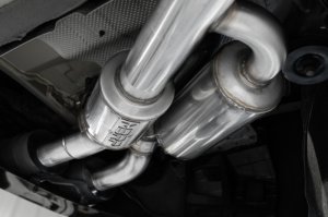 Kia Stinger Performance Exhaust - Rear - MBRP - Armor Pro Cat Back Dual Split Rear Quad Outlet - 2022+