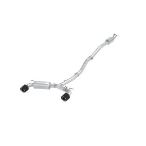Hyundai Kona N Performance Exhaust - Dual Rear - MBRP - Cat Back, Carbon Fiber Tips, T304 - `22-`23