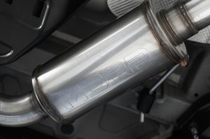 Hyundai Elantra N Performance Exhaust - Rear - MBRP - Armor Pro Cat Back - Carbon Fiber - `22-`23
