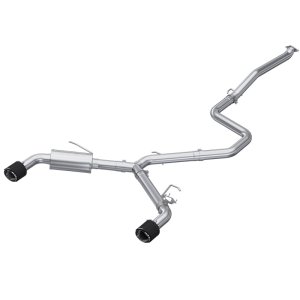 Hyundai Elantra N Performance Exhaust - Rear - MBRP - Armor Pro Cat Back - Carbon Fiber - `22-`23