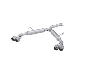 Kia Forte GT Performance Exhaust - Rear - MBRP - Armor Lite AL Steel Axle Back with SS Quad Tips - `22-`24