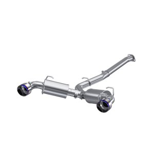 Subaru BRZ Performance Exhaust - Dual Split Rear - MBRP - Cat Back, 3in Tubing, T304 Stainless Steel, Burnt End Tips - `13-`16