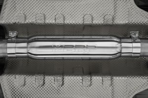 Honda Civic Type R Performance Exhaust - Rear - MBRP - Cat Back, Triple Center Outlet, Carbon Fiber Tips - `23-`24