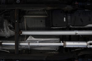 Chevrolet Silverado 1500 Performance Exhaust - Rear - MBRP - Cat Back, Quad Carbon Fiber Tips, Armor Pro - `19-`21