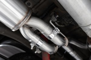 Chevrolet Silverado 1500 Performance Exhaust - Rear - MBRP - Cat Back, Quad Carbon Fiber Tips, Armor Pro - `19-`21