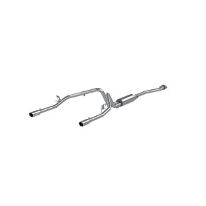 Chevrolet 1500 Classic Performance Exhaust - Dual Split Rear - MBRP - Cat Back, Armor Plus, T409 Stainless Steel - `03-`07