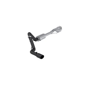 GMC Sierra 1500 Performance Exhaust - Single Side - MBRP - Cat Back, Armor BLK - Black - `19-`24