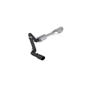 GMC Sierra 1500 Performance Exhaust - Single Side - MBRP - Cat Back, Armor BLK - Black - `19-`24