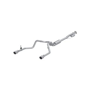 GMC Sierra 1500 Performance Exhaust - Dual Rear Exit - MBRP - Armor Lite Cat Back, Aluminized Steel - `19-`27