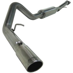 GMC Yukon XL Performance Exhaust - Single Side Exit - MBRP - Cat Back, T409 Stainless Steel, Armor Plus - `00-`06