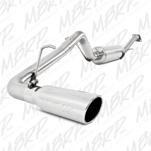 GMC Canyon Performance Exhaust - Single Side - MBRP - Cat Back, Armor Plus Series, T409 Stainless Steel - `04-`10