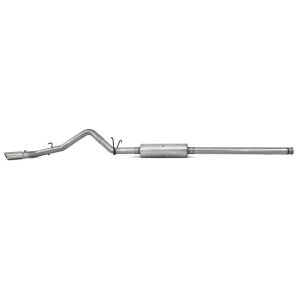Chevrolet 1500 Performance Exhaust - Single Side Exit - MBRP - Cat Back, Armor Lite, Aluminized Steel - 2009 Chevrolet 1500 Performance Exhaust - Single Side Exit - MBRP - Cat Back, Armor Lite, Aluminized Steel - 2009