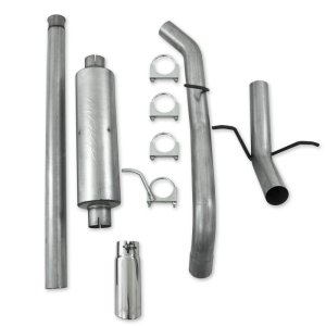 Chevrolet 1500 Performance Exhaust - Single Side Exit - MBRP - Cat Back, Armor Lite, Aluminized Steel - 2009 Chevrolet 1500 Performance Exhaust - Single Side Exit - MBRP - Cat Back, Armor Lite, Aluminized Steel - 2009