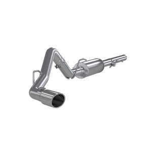 GMC 1500 Performance Exhaust - Single Side Exit - MBRP - Cat Back, Armor Lite, Aluminized Steel - 2009