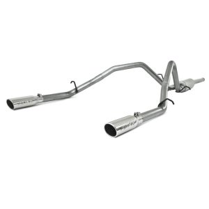 Chevrolet 1500 Performance Exhaust - Dual Split Rear - MBRP - Armor Lite Cat Back - Aluminized - 2009