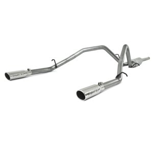Chevrolet 1500 Performance Exhaust - Dual Split Rear - MBRP - Armor Lite Cat Back - Aluminized - 2009