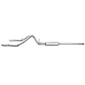 GMC 1500 Performance Exhaust - Dual Split Rear - MBRP - Armor Lite Cat Back - Aluminized - 2009 GMC 1500 Performance Exhaust - Dual Split Rear - MBRP - Armor Lite Cat Back - Aluminized - 2009