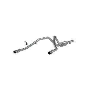 GMC 1500 Performance Exhaust - Dual Split Rear - MBRP - Armor Lite Cat Back - Aluminized - 2009 GMC 1500 Performance Exhaust - Dual Split Rear - MBRP - Armor Lite Cat Back - Aluminized - 2009