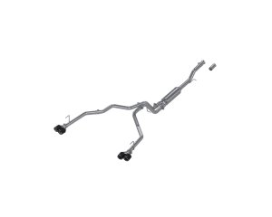 Chevrolet Suburban XL Performance Exhaust - Rear - MBRP - Cat Back Dual Split Rear Exit - Carbon Fiber - `21-`24