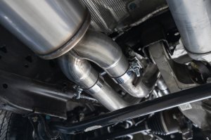 Chevrolet Suburban XL Performance Exhaust - Rear - MBRP - Cat Back Dual Split Rear Exit - Carbon Fiber - `21-`24