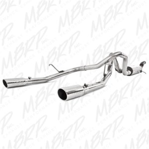 Chevrolet Colorado Performance Exhaust - Dual Rear Exit - MBRP - Armor Plus Cat Back - `09-`11