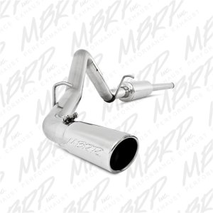 Chevrolet Silverado 1500 Performance Exhaust - Single Side Exit - MBRP - Cat Back, T409 Stainless Steel, Armor Plus - 2014