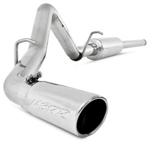 Chevrolet Silverado 1500 Performance Exhaust - Single Side Exit - MBRP - Cat Back, T409 Stainless Steel, Armor Plus - 2014