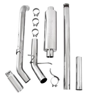 GMC Sierra 1500 Performance Exhaust - Single Side Exit - MBRP - Cat Back, T409 Stainless Steel, Armor Plus - 2014