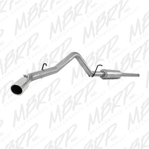 GMC Sierra 1500 Performance Exhaust - Single Side Exit - MBRP - Armor Lite Cat Back - 2014